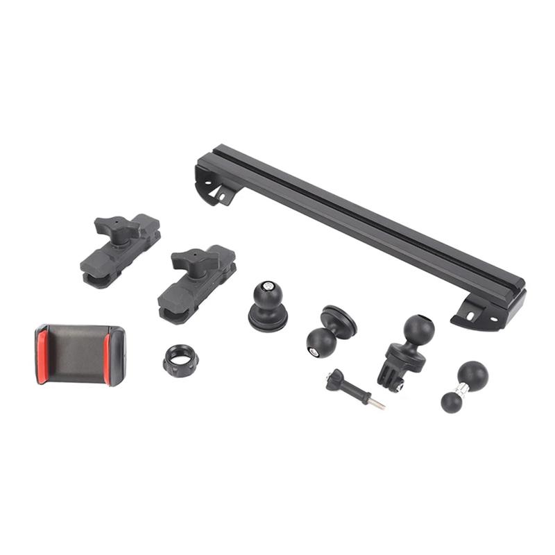 Multi-Mount Dash Phone Holder Camera Mount For Jeep Wrangler JL Gladiator JT 2018-2025 Expansion Stand Accessories