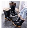 Men's Acid-Resistant Non-Slip Waterproof Rain Boots - Summer Short Tube Rubber Shoes for Chefs