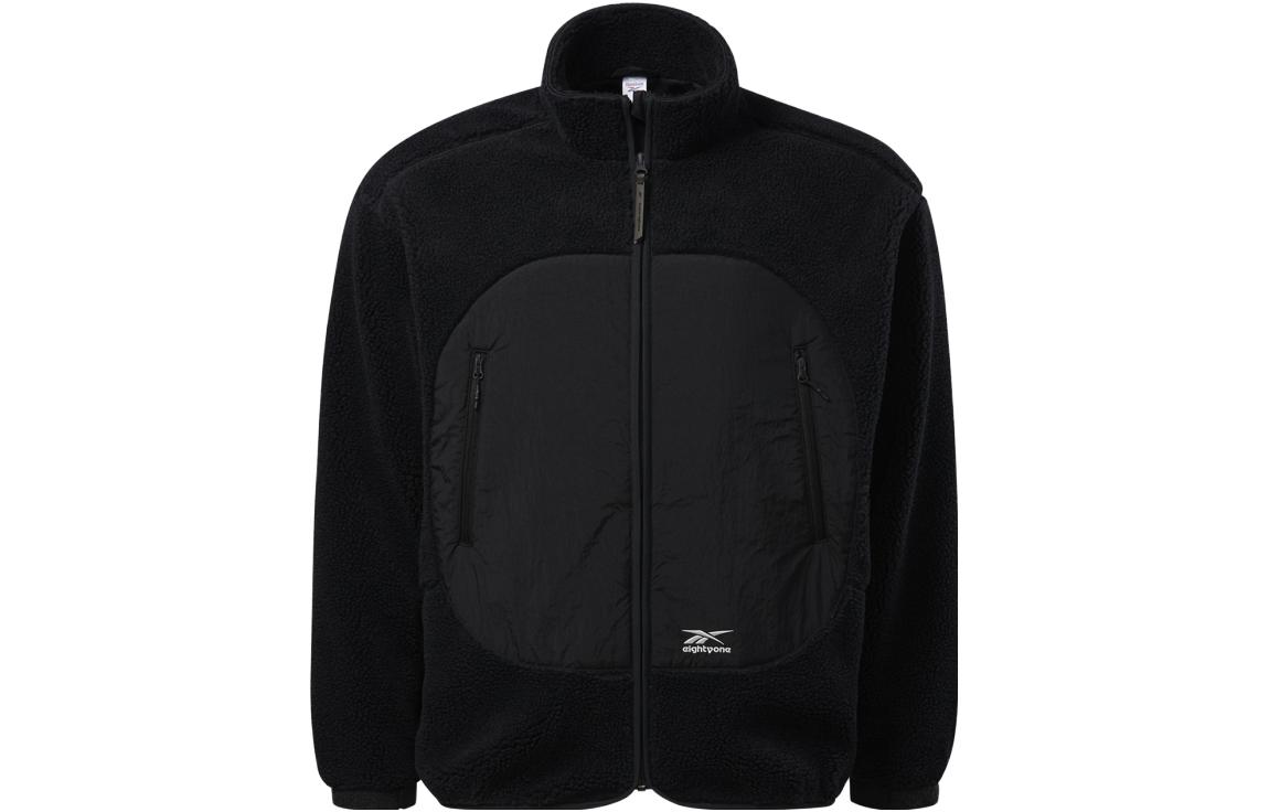 Reebok Jackets Unisex Black Stand Collar Thickened Other HF5396 S