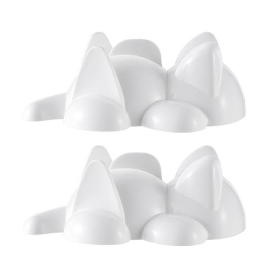 

Мила форма для кішки-онігірі Форма для суші для початківців Безпечний для харчових продуктів пластик Форма для суші-рису Формувальний інструмент для рисових кульок Прес Мусубі Виготовлення суші Нігірі 2pcs