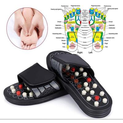 Unisex Foot Massage Shoes Rotating Reflexology Sandals Acupressure Massage Slippers  Fasciitis