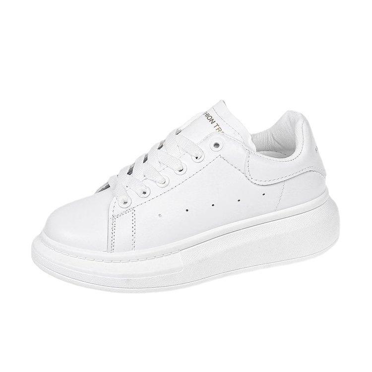 Summer Couple Height Increase White Shoes Autumn New Fashion Trend Casual Low Top Platform Women's