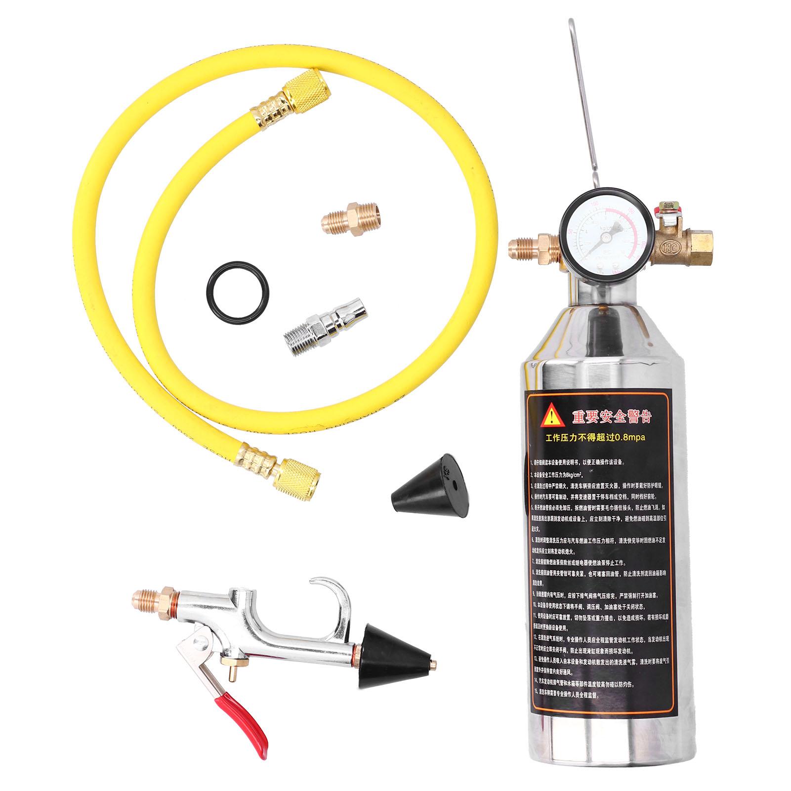 

Очистка труб автомобильного кондиционера. Подвесная бутылка. Техническое обслуживание холодильной системы без