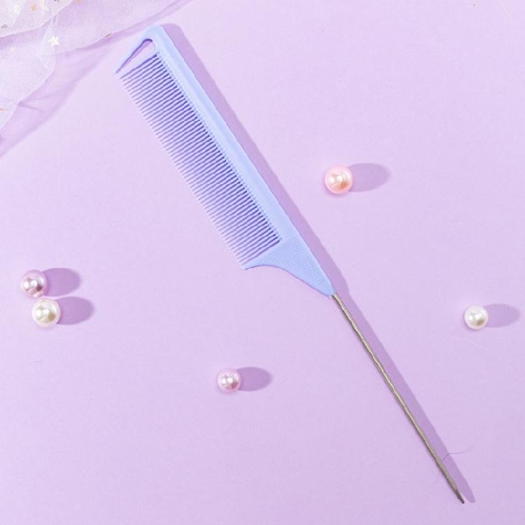 Anti-static Carbon Fibre Metal Pin Tail Comb Salon Hair Comb Pin Tail Comb