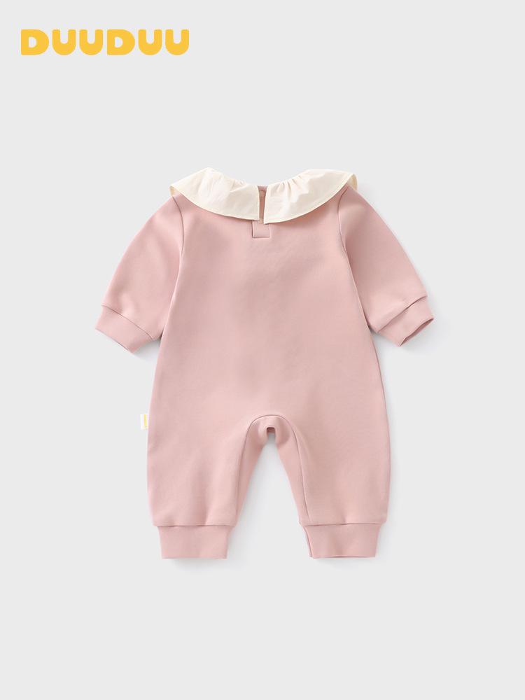 DUUDUU 2026 New Spring Long Sleeve Baby Girl Romper Jumpsuit