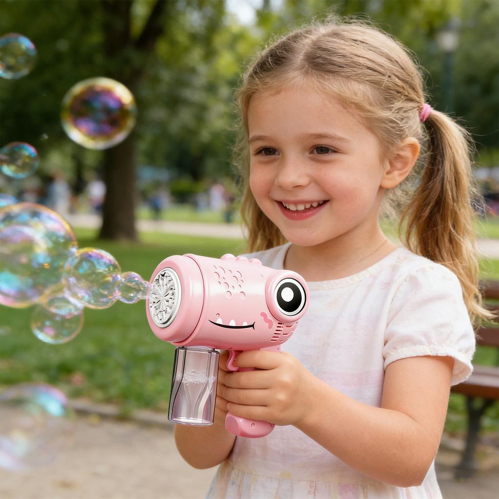 Children's Bubble Toy Gift Fully Automatic Light Bubble