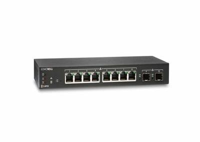 Przełącznik - SonicWall - SWS12-8POE - POE - 8 Portów - Wsparcie 1 rok