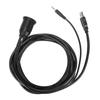 2 m langes Unterputzkabel für die Autohalterung, USB 3.0, AUX, DC, 3,5-mm-Anschluss, Unterputzkabel für die Autohalterung, für Auto, Boot, Motorrad