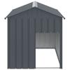 VidaXL Niche pour chien avec toit anthracite acier galvanisé 172348