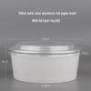 Disposable 750ml Aluminum Foil Bowls with Lids