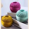 No. 7 Pure Cotton Silk Lace Yarn – Hand-Knitted, Strong Twist, Soft Half-Sleeve Crochet Yarn