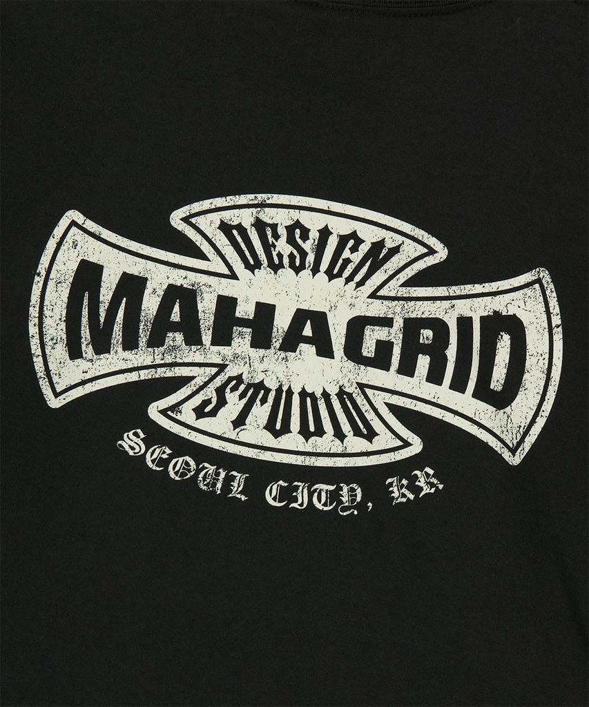 MAHAGRID Cross Logo Thermal Ls Tee Charcoal(Mg2Ffmt571A)