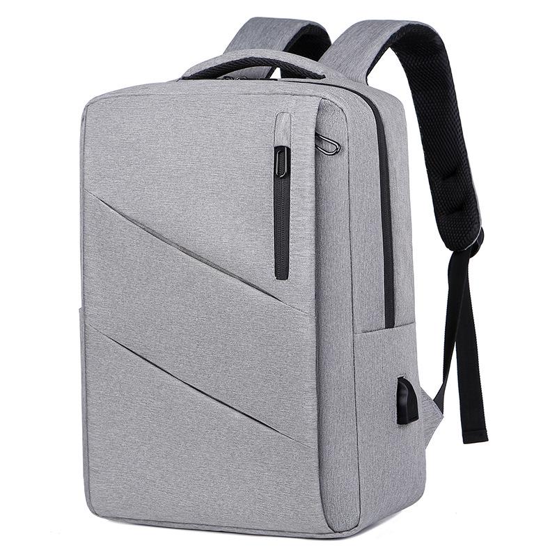Men s Business Backpack, 15.6 /17  Large Capacity, Expandable Laptop Bag, Double Shoulder, Student & Travel Use