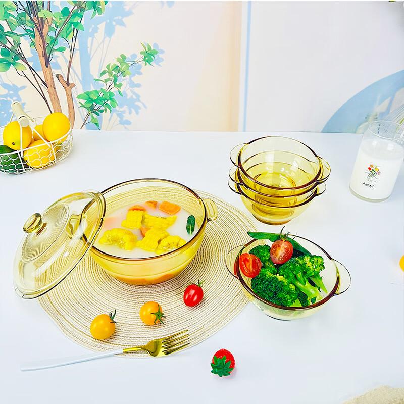 Picasso European-Style Glass Dinnerware Set