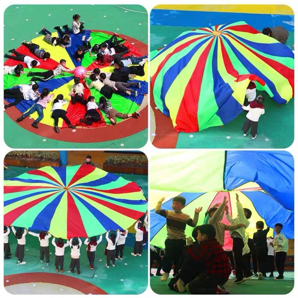 2-10 Meter Parachute Activity Toys Bouncing Mat Children's Game  Parent Child Play