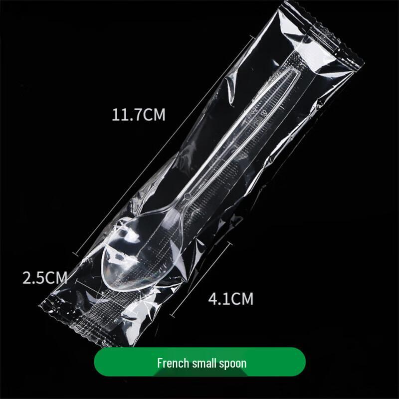 Disposable Transparent Dessert Spoons