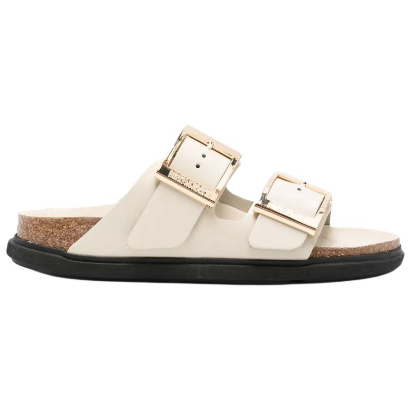 Birkenstock Arizona Droplet Buckle Slide Slippers Women's White 1031809
