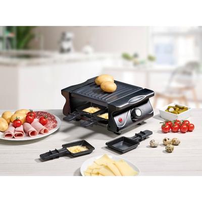 Raclette 4 Personen mit antihaftbeschichteter Grillplatte Rc Pilatus