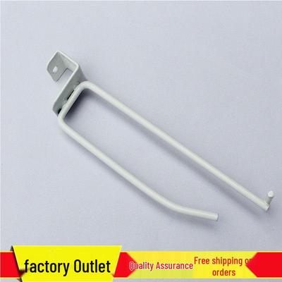 Single/Double Line Supermarket Display Stand with Square Tube Hooks - 15/20/25 Slots for Clothing, Small Items, Ornaments, Accessories