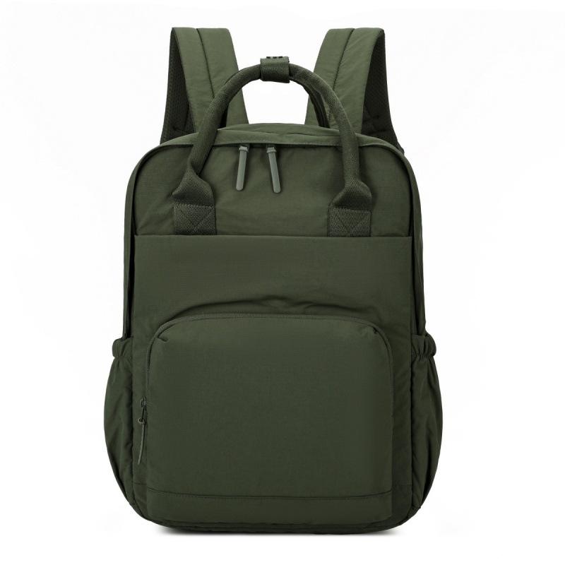 Nylon Travel Backpack 14 Inch Laptop Bag Lightweight Water-Resistant Women College Student Daypack Casual Commuter Large Backpack