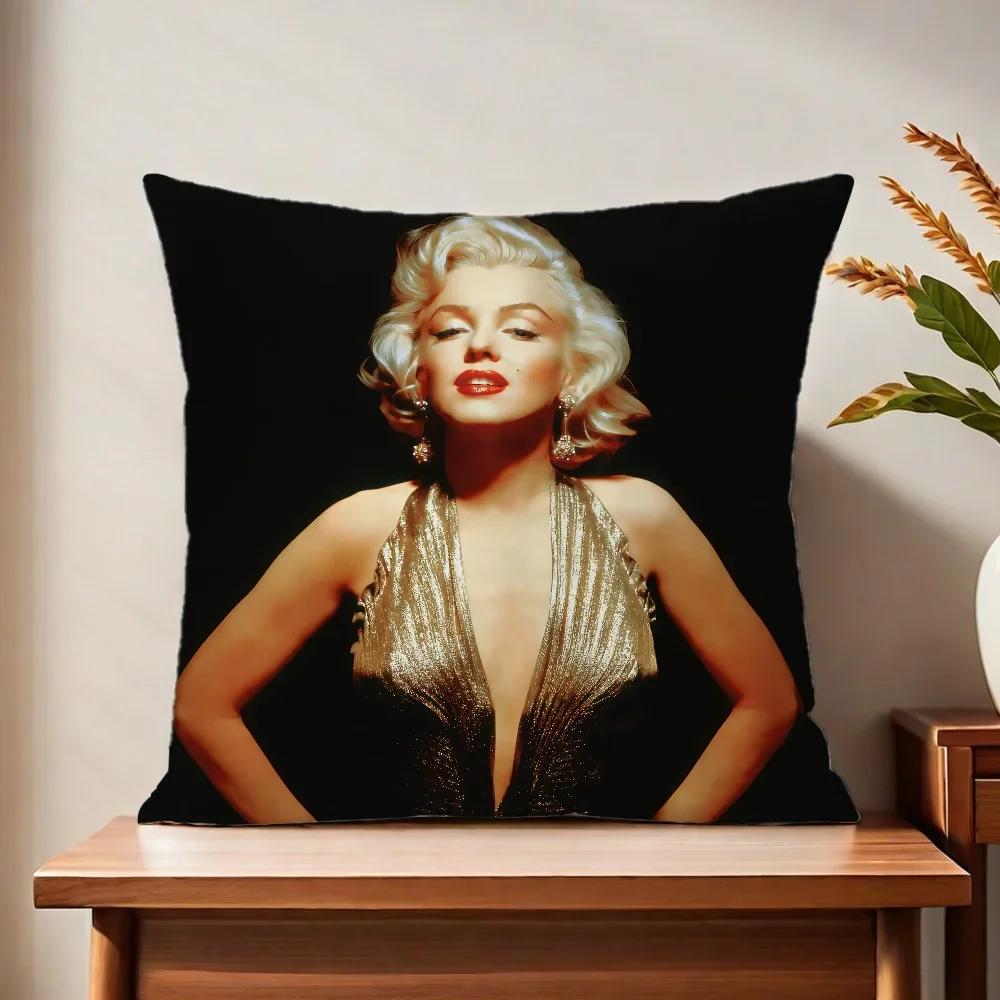 

m-MMarilyn Comfortable Soft Pillow Case Sey For M-MMonroe Sofa Living Room Home Office Decor Protective Covers Sz,(3) 66x66cm