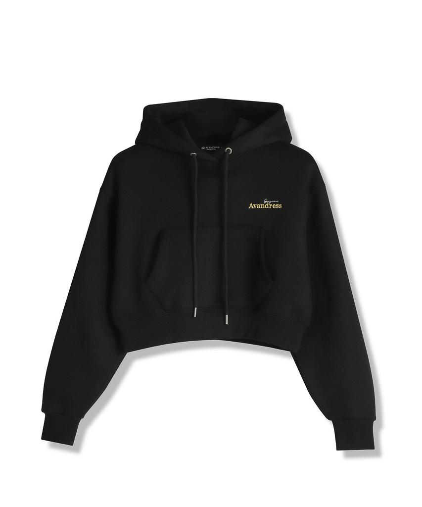 G.G. Crop Hoodie - 4Col