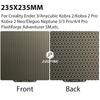 235x235 Heatbed 235x235mm Build Plate For Ender 3 Build Plate Heat Bed Ender 3 V2 /Neo Ender 5 /Pro Magnetic Spring Steel Sheet