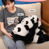 Peluche Maiale Panda in Posizione Sdraiata con Imbottitura in Cotone PP per Bambine e Regalo