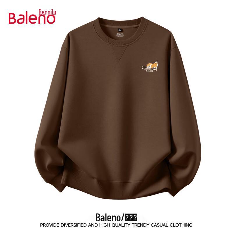 Baleno Men s Loose Fit JPB Shiba Print Crewneck Sweatshirt XL
