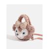 Handbag cute plush cartoon shoulder messenger bag