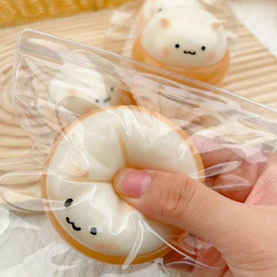 1/2/3Pcs Chestnut Hamster Squeeze Toy Anxiety Stress Relief Hamster Pinch Sensory Toy Teens Adults Soft TPR Calming Animal Fidget Toy