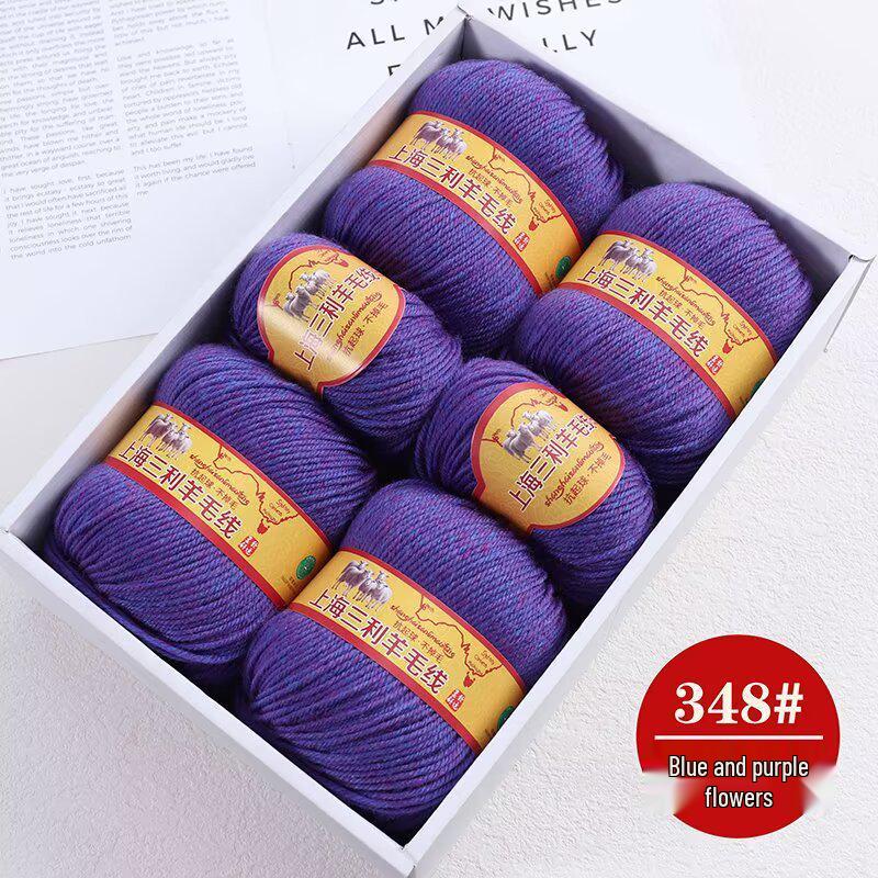 Premium Medium Thick Pure Goat Wool Yarn Balls for Handmade DIY Scarves