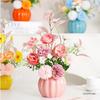 Nordic Artificial Flower Decor: Realistic Floral Arrangements for Living Room & Dining Table.
