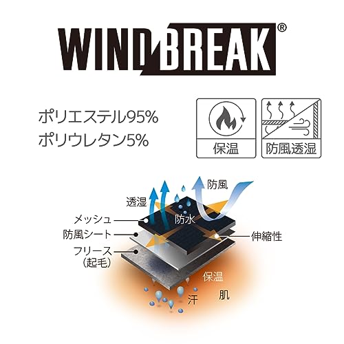 PEARL IZUMI Vêtements de cyclisme 7215 Gants d'hiver coupe-vent, Couleur: 15 Noir, Taille: M