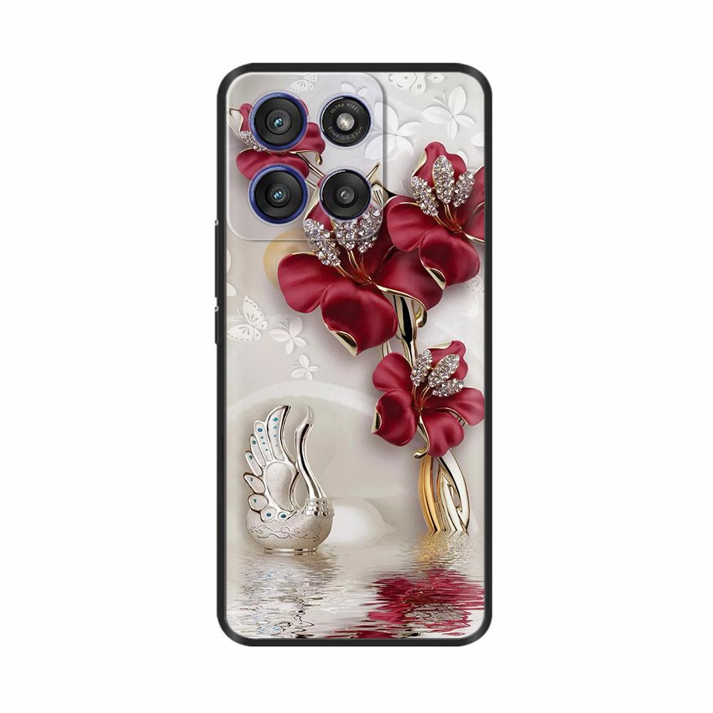 Case for Motorola Moto Edge 60 Fusion Edge 60 Stylus Pro Creative Patterns Soft Slim TPU Silicone Back Cover Shockproof Fundas