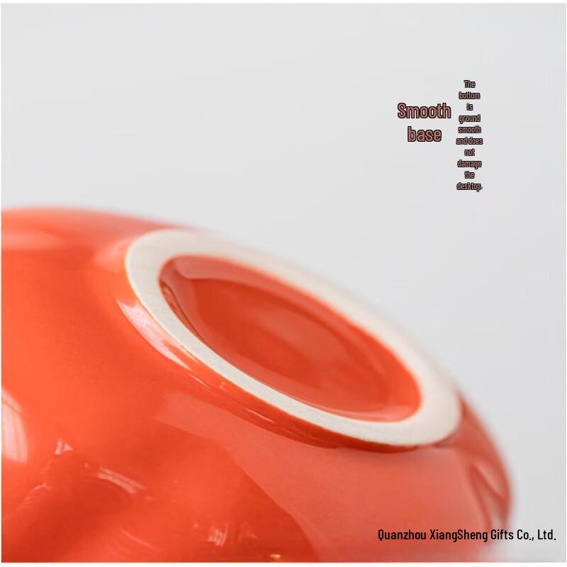 Shangqi Ceramic Persimmon Tea Storage Jar