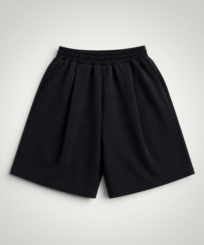 PENDULUM Essentials Knee-Length One-Pleat Sweat Bermuda Pants (Lr2Pu417)