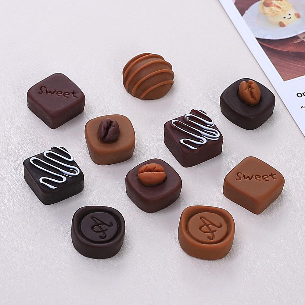 Handmade Musical Note Chocolate Candy Toy DIY Ornaments with Resin, Cream, and Glue Accessories