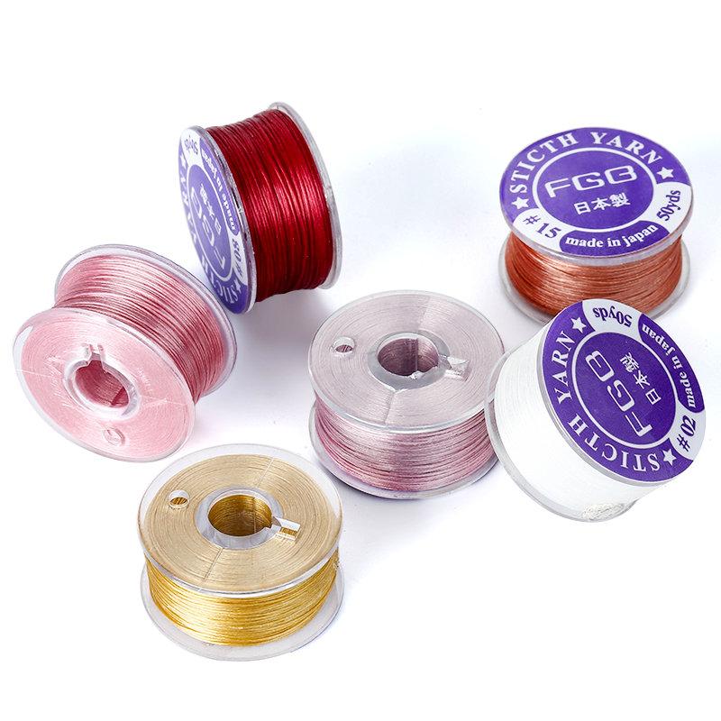 50-yard spool of non-elastic seed bead thread, beading thread, jewelry-making and accessory materials