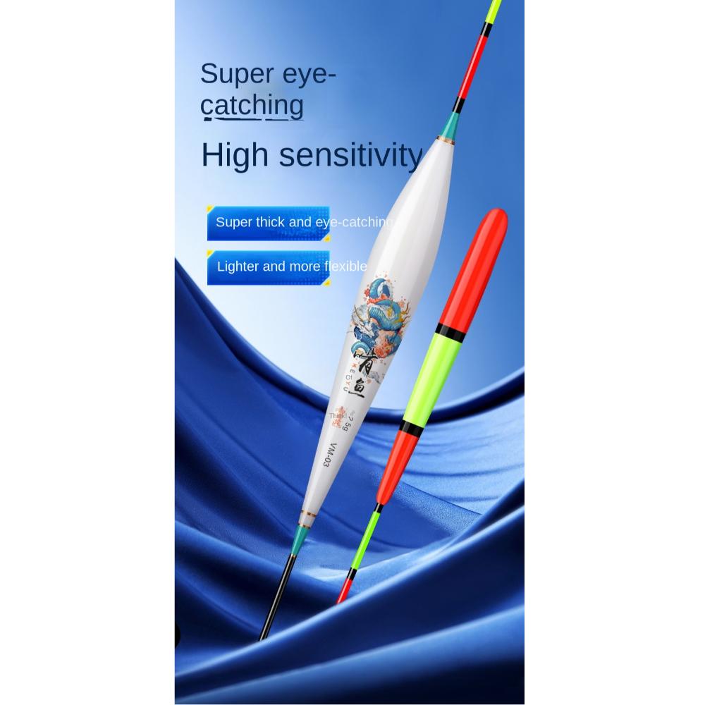 Eye-catching Triangle Tail Rocky Fishing Lure Float Indicator Fishing Floats  Fishing