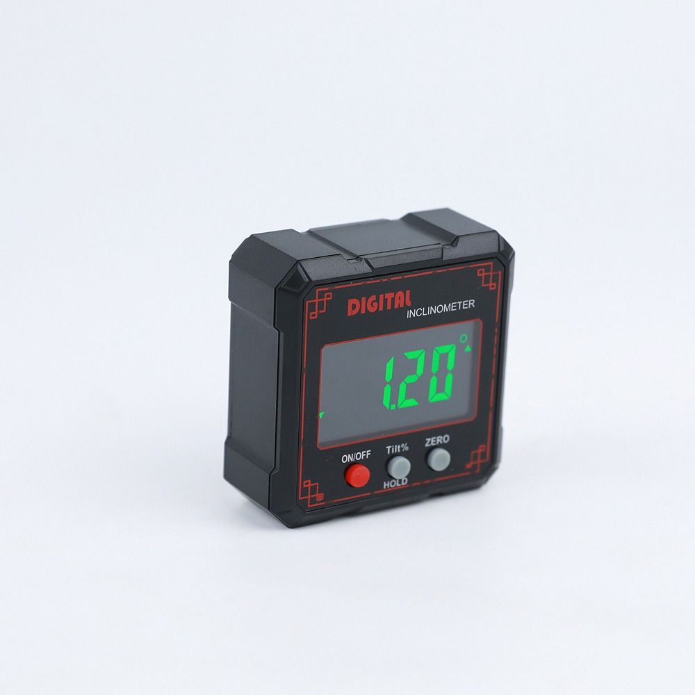 1Pcs Multifunctional Digital Inclinometer LCD Display Angle Level Ruler for Automobile Test