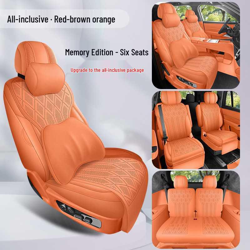 AITO M9 Suede Seat Cushions, Fit for 25 Models, All-Season, Suitable for Five/Six-Seater Cars - Car Accessories