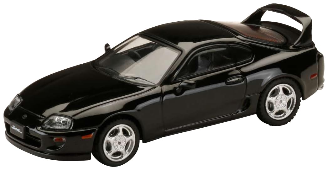 

HJ64 Toyota Supra RZ с деталями активного спойлера черный готовый продукт 1/64 (JZA80)