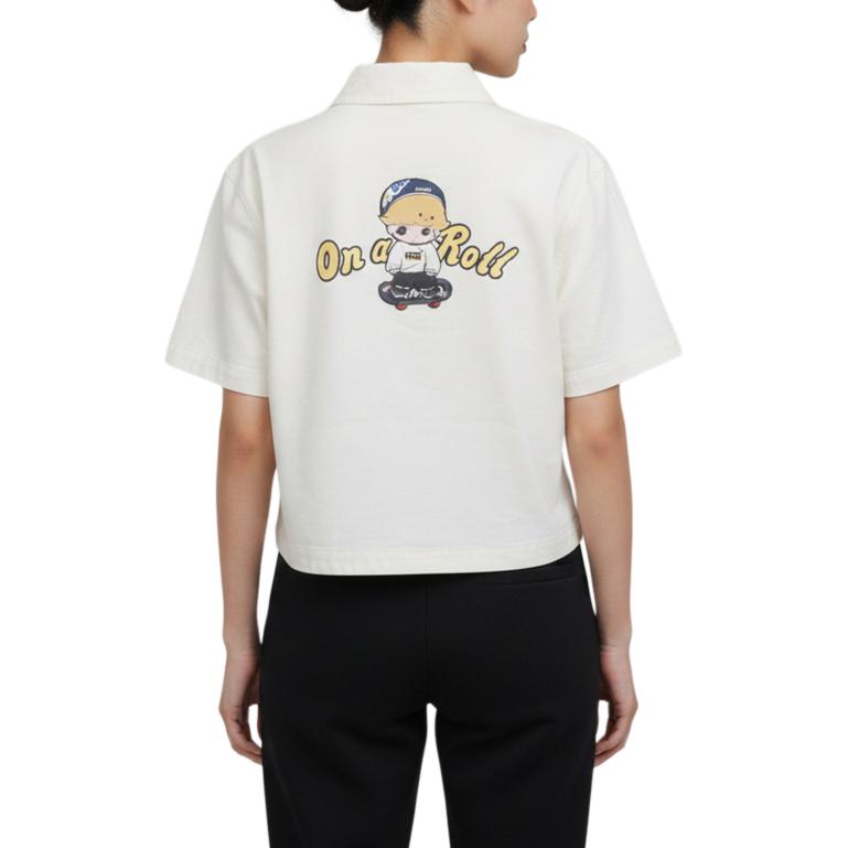 Vans Polo Single-Breasted Short Sleeve Shirt Women Shirts VN000ZT4FS8