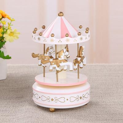 Easy Use Carousel Music Box Exquisite Design Carousel Cake Accessories Ferris Wheel Ornaments  Cake