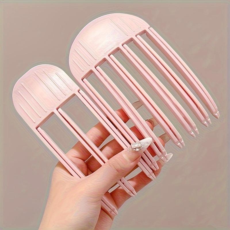 2Pieces Women's Hair Clips Collection - Features Secure Grip in Delicate Pink Hues, Great for Daily Wear and Elegant Appearances