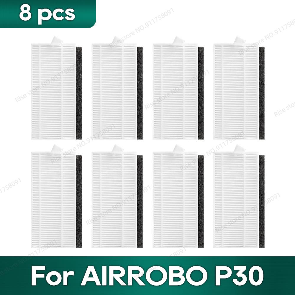 

Fit for AIRROBO P30 Robot Vacuum Accessories Mop Washcloth Hepa Filter Main Side Brush Parts