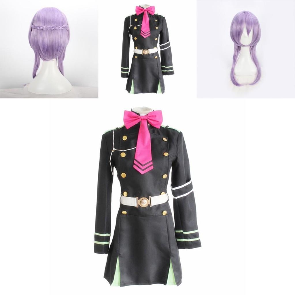 Premium Quality Seraph Of The End Shinoa Hragi Cosplay Costume Dress With Comfortable Fit