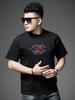 Ozhouzhan Men's High End T-shirt 2025 New Short Sleeve Top Trendy Print T-shirt Summer Half Sleeve Bottoming Shirt