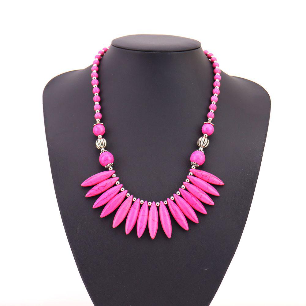 Этническое тибетское натуральное бирюзовое ретро-подвеска-ожерелье N723